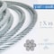 Laureola Industries 3/16" Galvanized Steel Type 7x19 Aircraft Cable Wire Rope, 100 ft ZAG316-GAL-719-100 - alternate 2